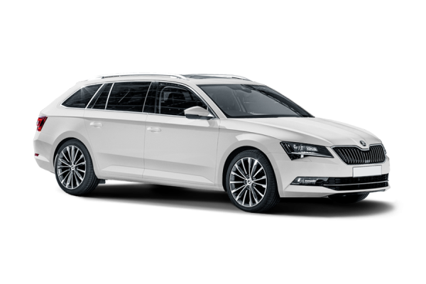 Skoda Superb Combi white